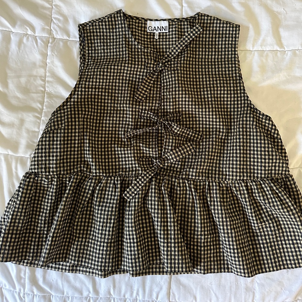 Ganni Peplum Blouse